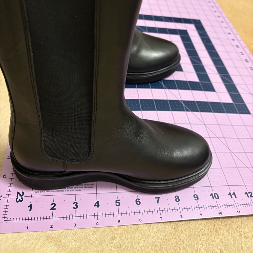 Legres black leather high Chelsea boot - Picture 11 of 13